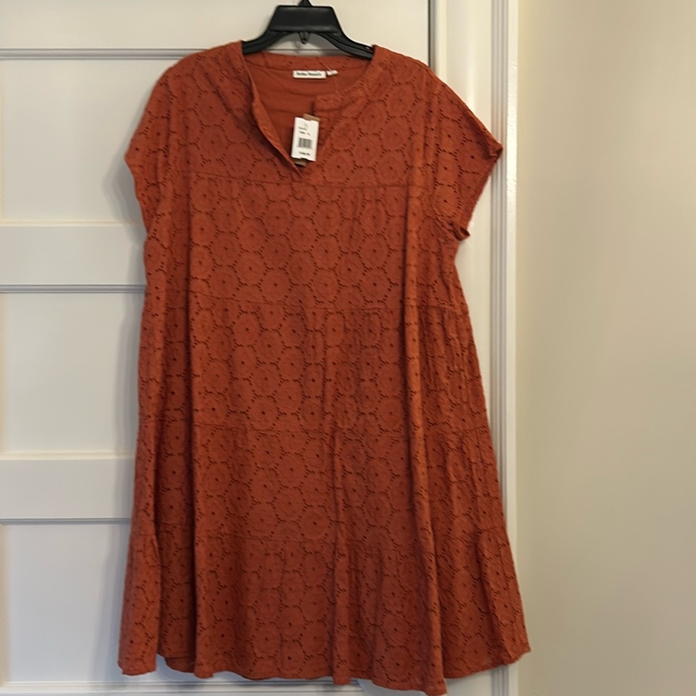 Roller Rabbit eyelet swing dress, size XL